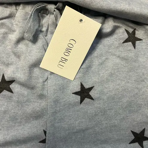 Star Print Grey Sleepwear Set Size 2X