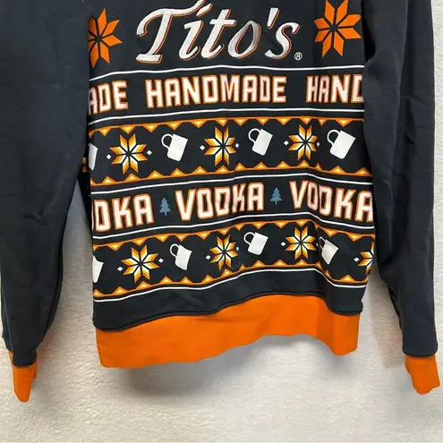Tito’s Not That Ugly Crewneck Long Sleeve Pullover Sweater Size S Gray