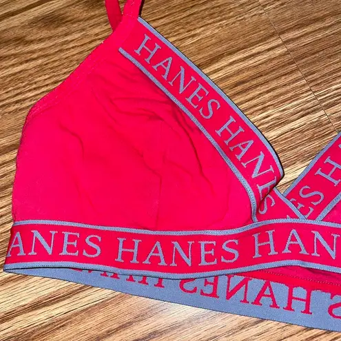 Hanes Red And Grey Bra