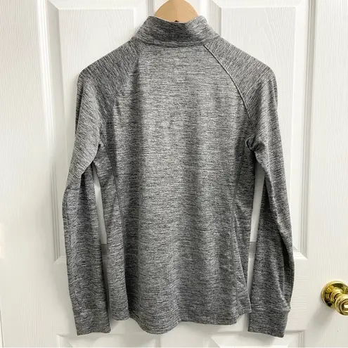 Born Primitive Long Sleeve Grey Pullover Women’s XS Lightweight Zip Neck Gray