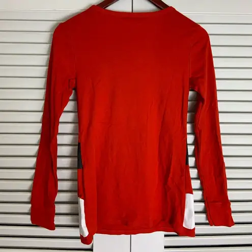 MD wos Santa Clause Long Sleeve Costume Top Size M