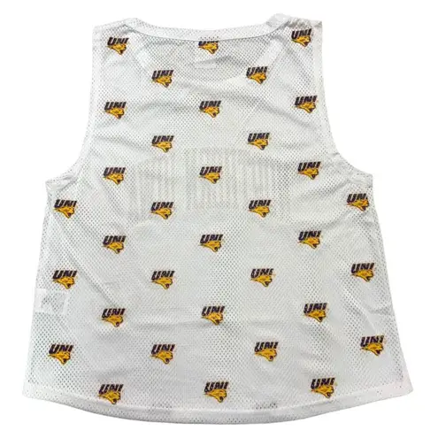 NCAA Northern Iowa Panthers Women's Mesh Tank Top White, Medium