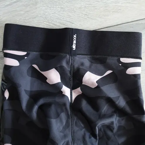 Ultracor Camo Collegiate Leggings Black Pink
