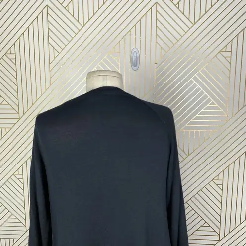 LNA Black Modal Long Sleeve Jersey Scoop Neck T-Shirt Size US XS