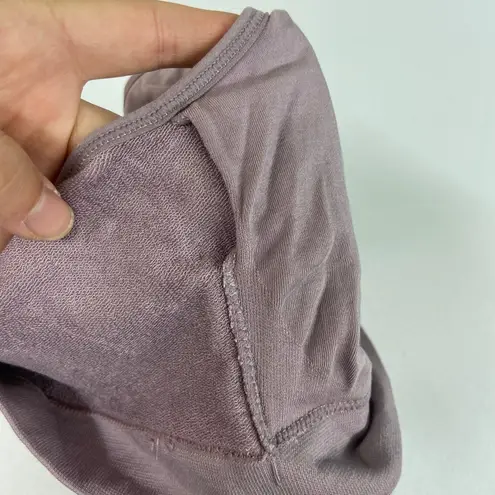 Rhonda Shear women's purple soft stretch removable padding sports bra 2X lounge Size XXL