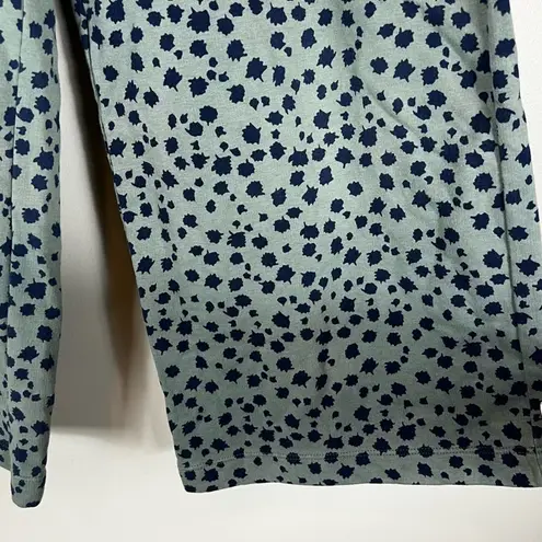 Boden Thelma Jersey Joggers Womens 6 Green Cropped Wide Leg Relaxed Earthy Indie