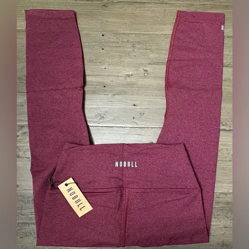 Nobull NWT Women's High Rise 7/8 Tight - Small - Wine Heather