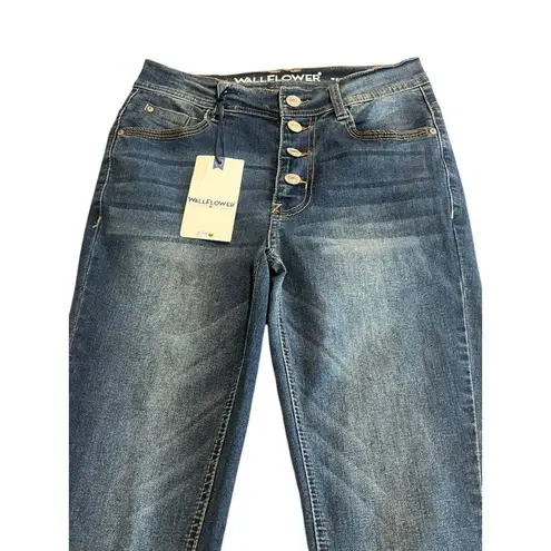 Wallflower Jeans Womens Juniors 1 Flirty Curvy High Rise Skinny Blue $44 MSRP Size undefined