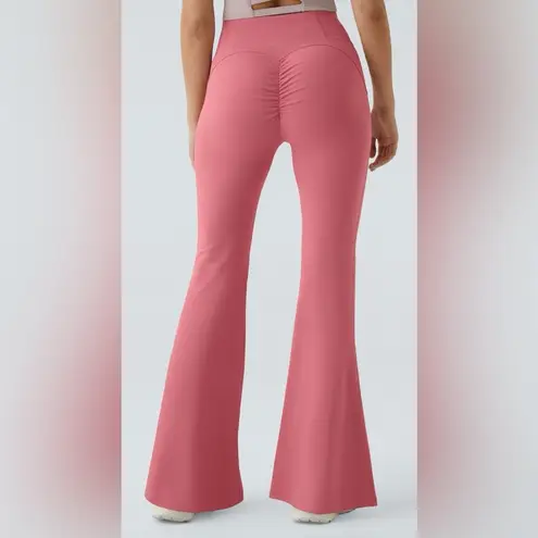 Halara HaloTek Air™ High Waisted Crossover Back Pocket Ruched Butt Lifting Super flare