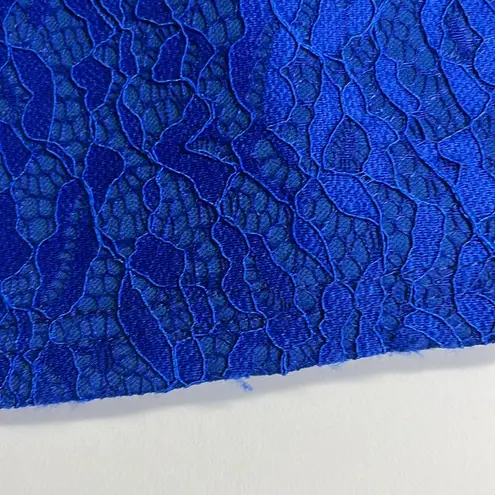 Ever Pretty Long dress size 10 royal blue long dress sweetheart neckline all over crochet