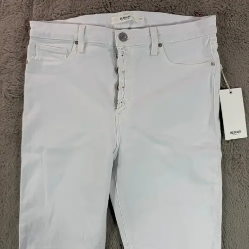 NWT Hudson Barbara Super Skinny White High Waist Jeans Sz 30 Denim Pants School White