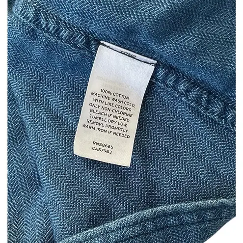 Treasure & Bond Blue A-line Back Slit A-line Dress Women Size XS NWT | 58-6