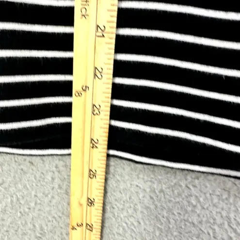 Ralph Lauren Sport XL Black Striped Cotton Top Preppy Old Money Quiet Luxury