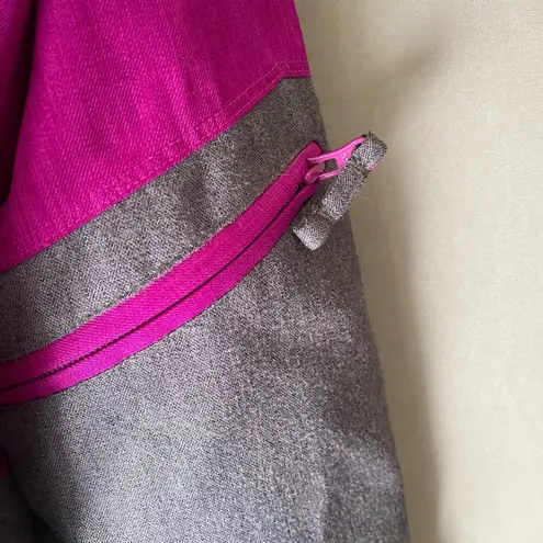 PWDR Room sz S pink block color puffer waterproof coat