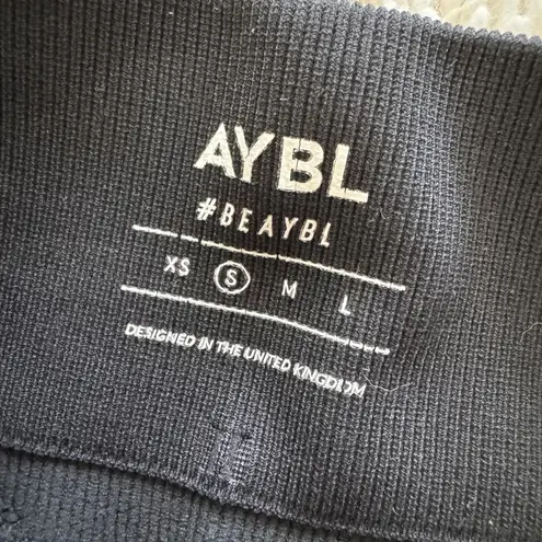 AYBL Black Bike Shorts - Size S