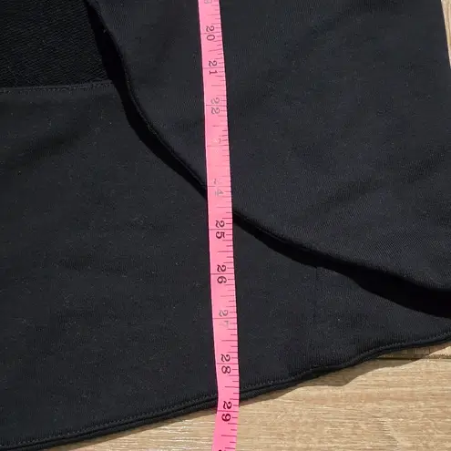 James Perse Standard French Terry Draped Open Cardigan Jacket Black Size S/M