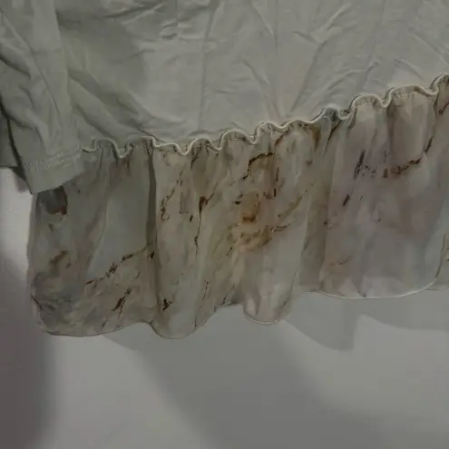 LOGO By Lori Goldstein Rayon Cardigan with Printed Trim A347517 Size 3X