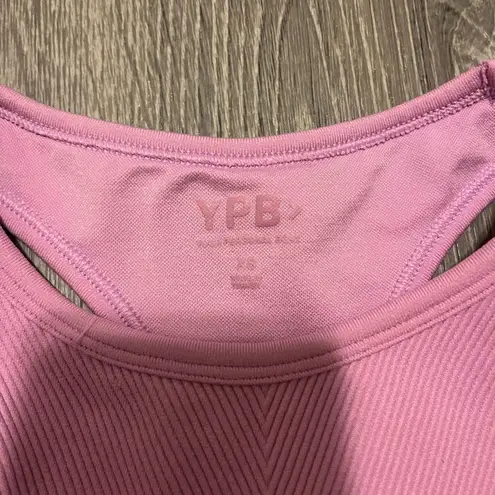Abercrombie & Fitch Abercrombie YPB Seamless Ribbed Scuba Tank Size XS Pink Activewear Athleisure - Image 3