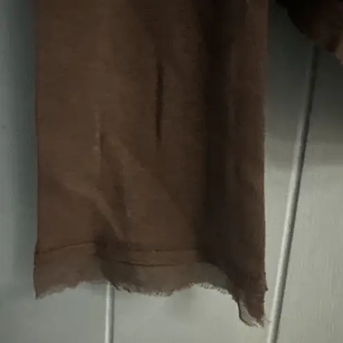 LINQ California Chocolate Brown Henley Women’s Size L Large MSRP $68 NWT