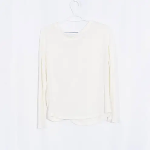 Akemi + Kin ANTHROPOLOGIE Side Knot Waffle Knit Blouse Size S