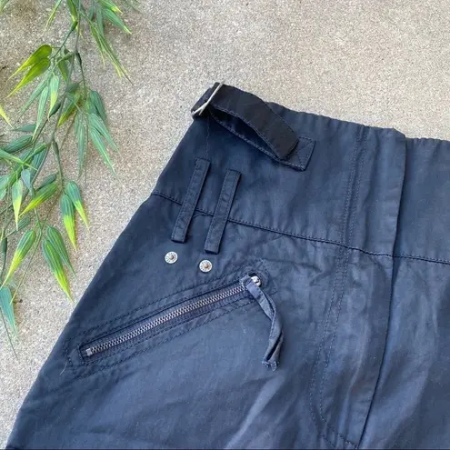 Patrizia Pepe Firenze Black Zip Pocket Skirt Size 6