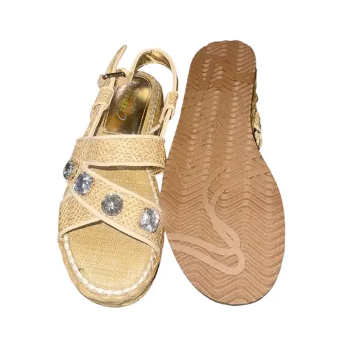 Circus by Sam Edelman NEW Circus NY by Sam Edelman Wrigley Woven Sandal (Women) 9M, NATURAL