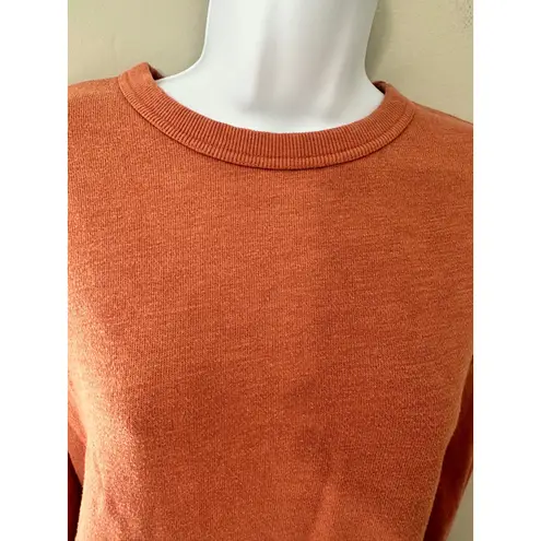 UpWest Womens Sweatshirt Size S Resort Mercantile Pullover Copper Top Orange