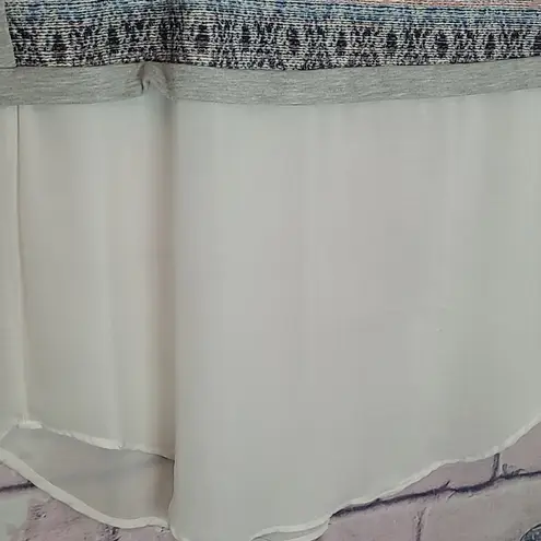 Anthropologie  DOLAN SKIRTED BASEBALL TEE TOP LONG LINE MODEST XL