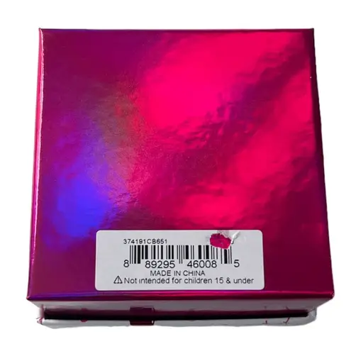 Betsey Johnson  Heart Drop Rhinestone Earrings Pink Gold Tone