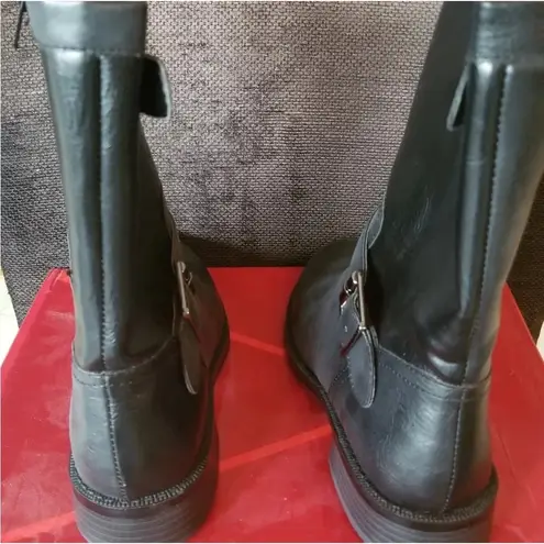Aerosoles Black Leather Boots NIB