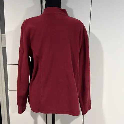 L.L.Bean  zip up cardigan .‎ Size XL