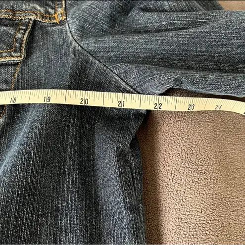 Coldwater Creek Y2K Feel Jean Jacket with Tweed Trim Size 18