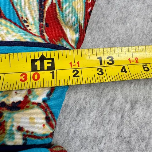 Band of the Free Blue Floral Strappy Ruffle Midi Dress Size XS Slit Skirt