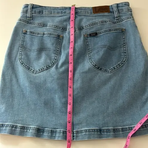 Lee denim mid rise skort