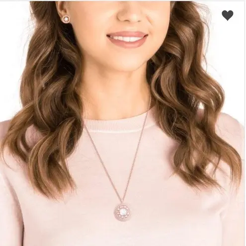 Swavorski Swarovski Crystal Necklace & Stud Earrings Set