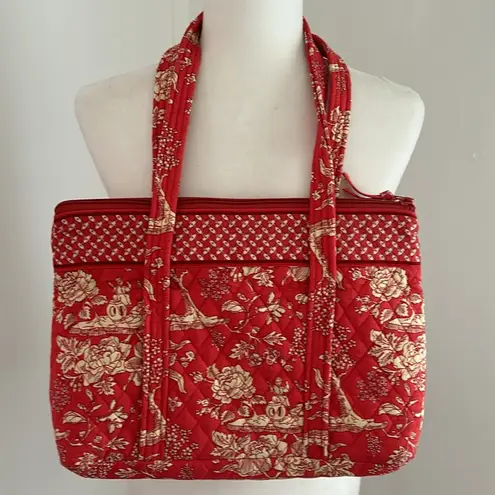 Country Provençal Orange Cotton Tote Bag