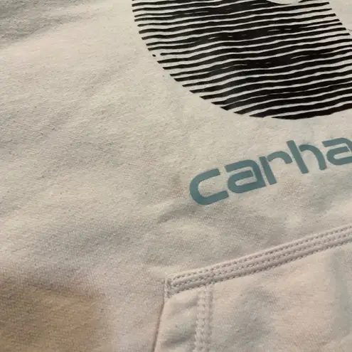 Carhartt  Graphic Hoodie Omens Size‎ XS Pink Sweatshirt Pullover
