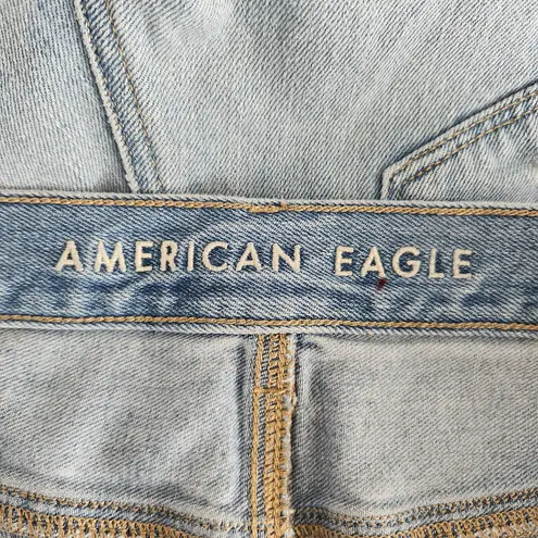 American Eagle  Ripped High Waisted Mom Jeans 14