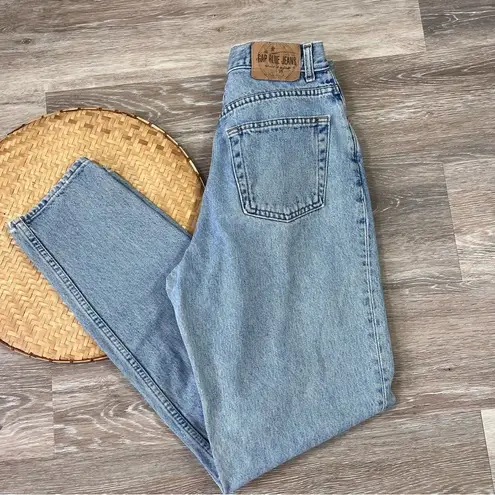 Gap Vintage  reverse fit light wash mom jeans