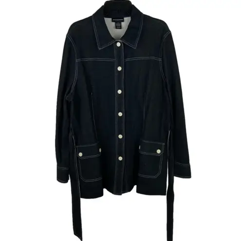 Sutton Studio Retro 70’s Look Jacket Women’s Size CL Blue