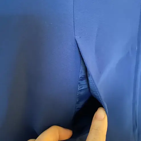 Pendleton Royal Blue Full Zip Blazer, Shoulder Pads, Womens 6