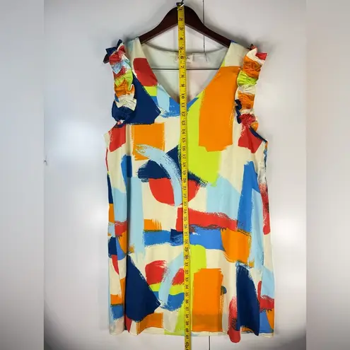 Betsey's Boutique Shop paisley midi dress with flared sleeves Orange Xl Pink