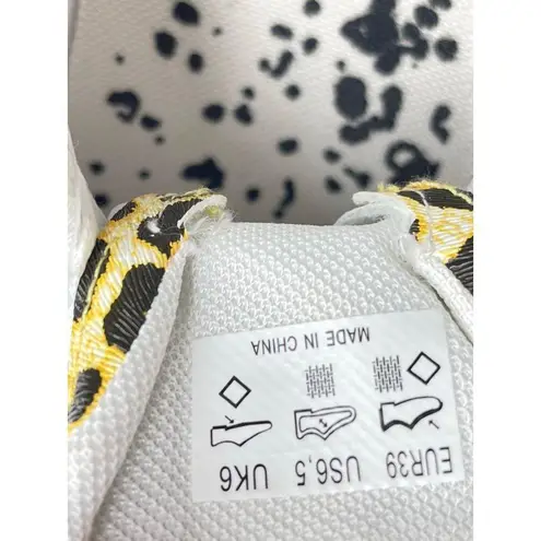 Cavalli class womens Chunky sneakers size 39 white/gold/leopard New White