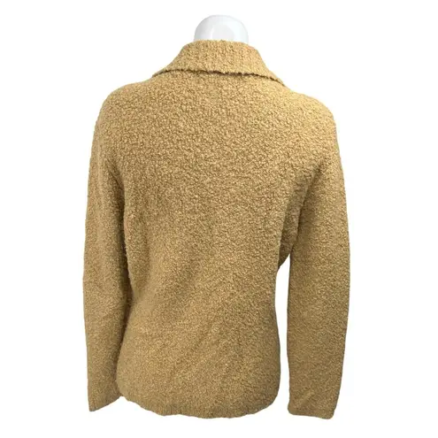 Pendleton Brown Wool Alpaca Long Sleeve Button Down Cardigan Sweater Top Size S