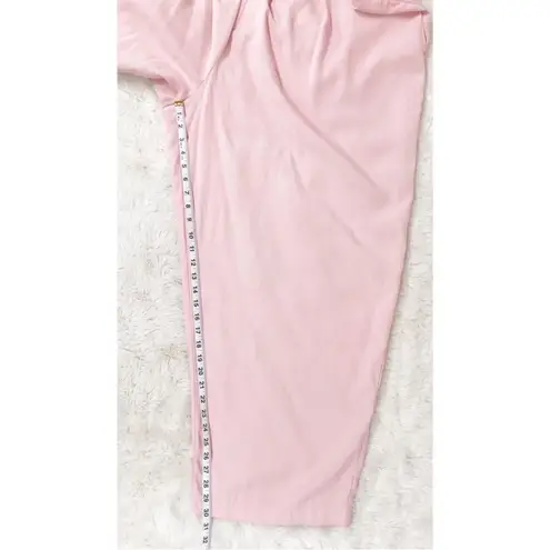 Eloquii Blush Pink Ankle Length Trouser Pant Lightweight Pastel Career Size 28