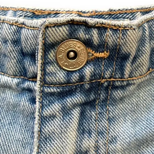 L.A. Blues Vintage Jean Shorts Baggy High Waisted Mom Style Medium Lightwash Denim