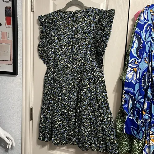 English Factory 💙 NWT Floral Ruffled Babydoll Dress