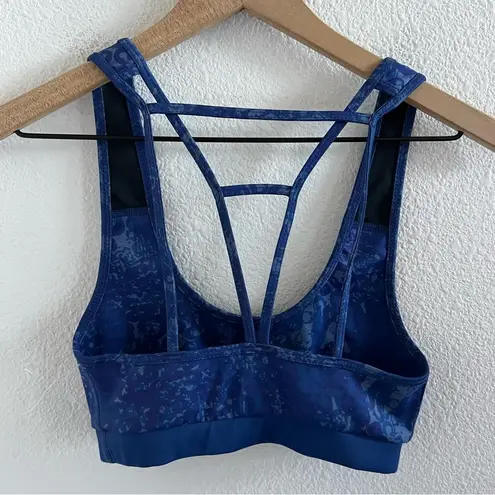 Anthropologie NWOT  Daily Practice Sport Bra Blue Strappy XS