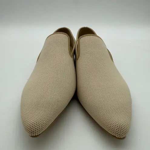 Vivaia Ultra Soft Machine Washable Cloud Comfort Old Money Knit Flats Almond 9.5