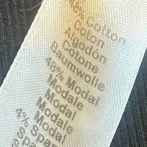 Michael Stars Rosella Black Strapless Dress Ultra Rib Stretch Size XL Women's